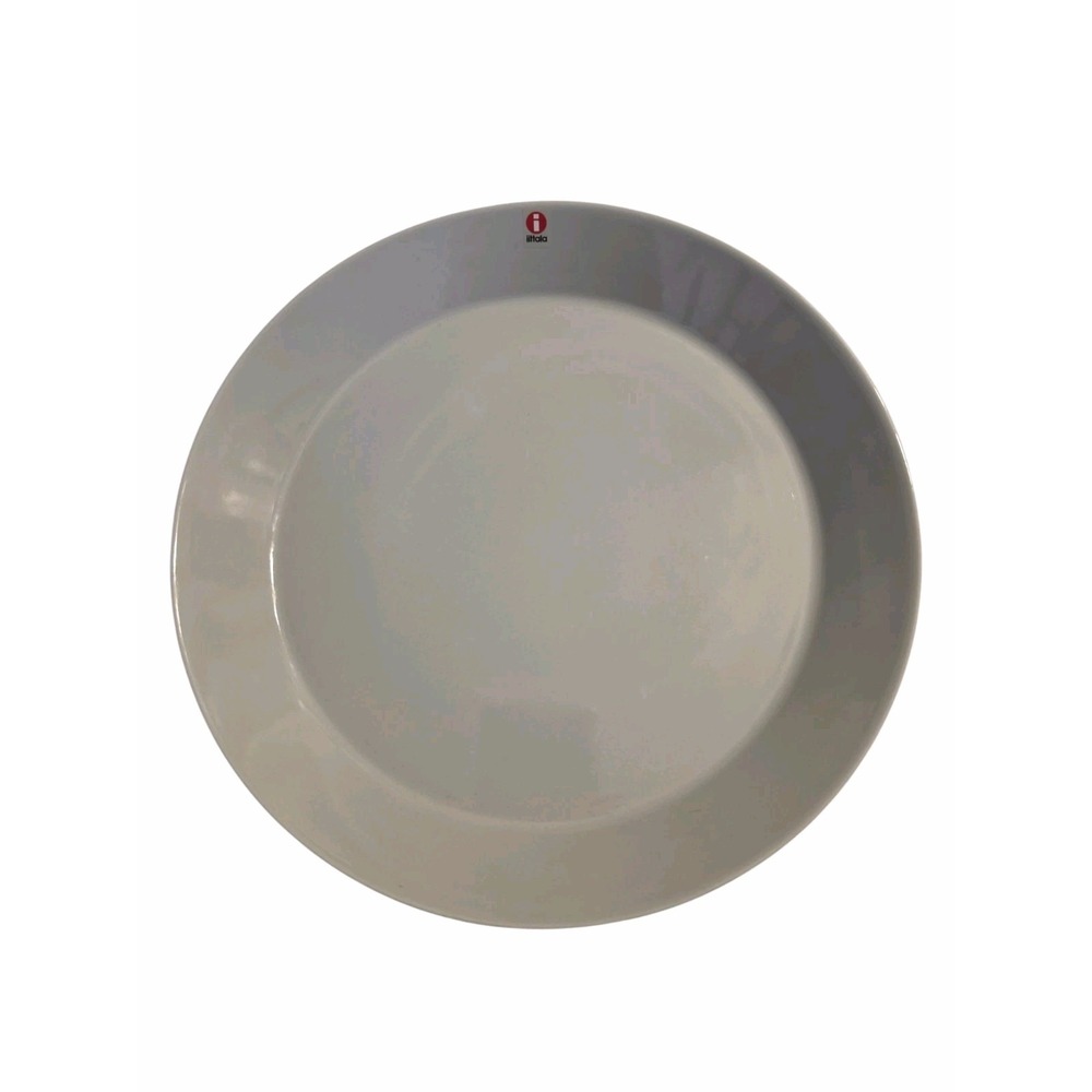 Iittala Teema Plate 26cm Pair Set Pearl Grey NEW